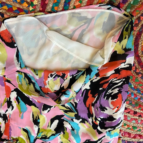 Corey Lyn Calter fully lined, silk floral shirt. - Picture 10 of 11